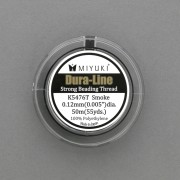 Miyuki Dura-Line fil nylon tressé 0.12 mm Smoke x50 m|raw }}