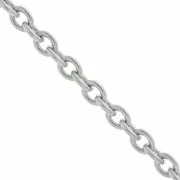 Chaîne maille Forçat 2.2 mm en Acier inoxydable 316L x1m