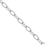 Chaîne maille Forçat rectangle 2.6 mm en Acier inoxydable 316L x1m