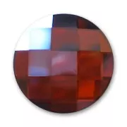 Cabochon PureCrystal 2035 10 mm Crystal Red Magma