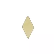 Élément losange à coller 7.5x3.7 mm - Gold filled (or laminé)  x1