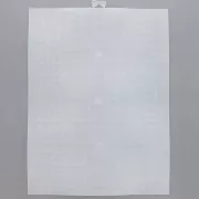 Feuille Toile Canevas Plastique à Broder et découper 21x27.9cm n°14 x1