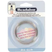 Fil Acier inox rond 0.41 mm x20 m