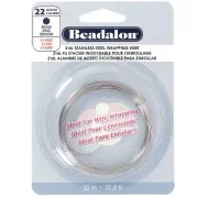 Fil Acier inox rond 0.64 mm x10 m