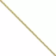 Chaîne maille Paloma 0.85 mm en Acier inoxydable 316L Doré x50cm