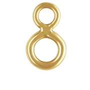 Anneaux doubles soudés 6.5x3.9 mm en Gold filled (or laminé)  x5