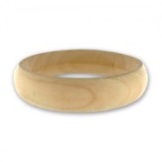 Bracelet fin 18 mm en bois brut Medium à personnaliser et décorer x1