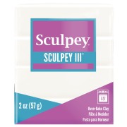 Pâte Sculpey III 57 gr Blanc (n°001)|raw }}