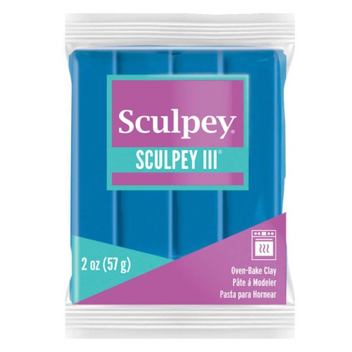 Pâte Sculpey III 57 gr Turquoise (n°505)