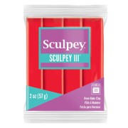 Pâte Sculpey III 57 gr Rouge Vif (n°583)