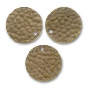 Sequins martelés 16 mm bronze x5|raw }}