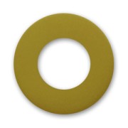 Perle rondelle Polaris dépolie 12 mm Olivine x1|raw }}