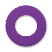 Perle rondelle Polaris dépolie 12 mm Purple Velvet x1|raw }}