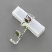 Moule silicone carré pour réaliser des pendentifs en résine 49 mm x1