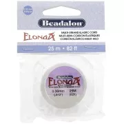 Fil élastique Elonga 0.30 mm Multi-brins - Blanc x25m