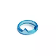 Moule silicone pour réaliser des bagues modèle Chat en résine taille 53 x1