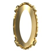 Serti griffe pour cabochon PureCrystal 4162 14x7.5 mm - Doré x1|raw }}