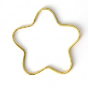 Intercalaires Fleur 24 mm doré x6|raw }}