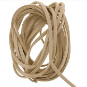 Lacet Suedine 3x1.3 mm Sand x 2.8 m