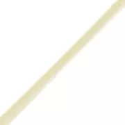 Lacet Suedine 3x1.3 mm Ecru x 2.8 m