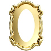 Serti griffe pour cabochon PureCrystal 4120 6x4 mm - Doré x1