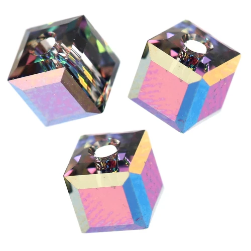 Cubes PureCrystal 5601 4 mm Crystal Vitrail Medium x8