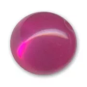 Perle ronde Polaris brillante 10 mm Fuchsia x1