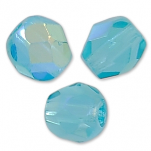 Facettes 4 mm Light Teal AB x50