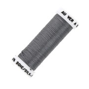 Fil à broder de soie ovale pour broderie traditionnelle - Gris souris (3224) x30m