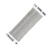 Fil à broder de soie ovale pour broderie traditionnelle - Gris (3842) x30m