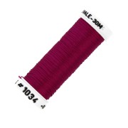 Fil à broder de soie ovale pour broderie traditionnelle - Magenta (1034) x30m|raw }}