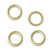 Anneaux fermés 6x0.7 mm en Gold filled (or laminé)  x5|raw }}