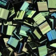 Miyuki Tila Beads 5x5x1.9 mm TL-55098 - Black Blue Star Full x10g