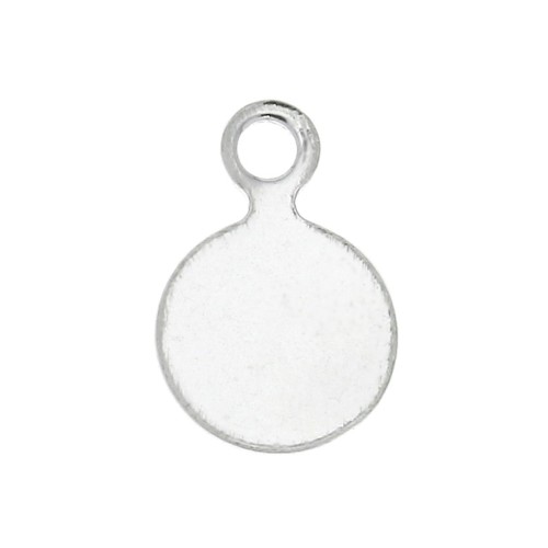 Pastilles à coller 6 mm en Argent 925    x10