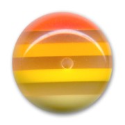 Ronde aplatie 14 mm feuilleté Jaune x1|raw }}