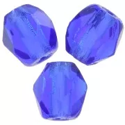 Facettes 6 mm Cobalt  x25