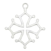 Croix Occitane 16 mm en Argent 925 x1