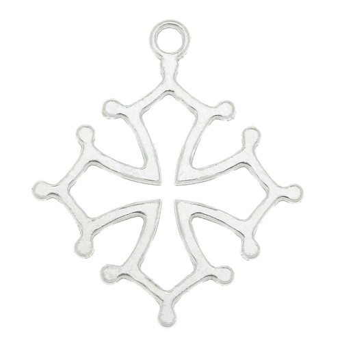 Croix Occitane 16 mm en Argent 925 x1