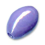 Olive en céramique 18x13 mm Tanzanite irisé