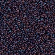 Rocaille Miyuki 15/0 2005 - Mat Metallic Dark Raspberry Iris x8g|raw }}
