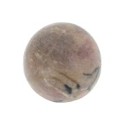 Cabochon rond 10 mm en pierre gemme - Rhodonite x1|raw }}