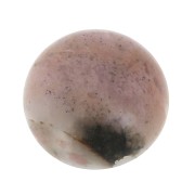 Cabochon rond 12 mm en pierre gemme - Rhodonite x1|raw }}