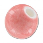 Rondes brillantes en ceramique 9 mm Rose clair x5|raw }}