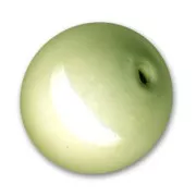 Rondes brillantes en ceramique 9 mm Vert pâle x5