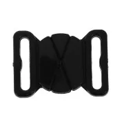 Attache Maillot de bain 17 mm - forme ovale - Noir x1