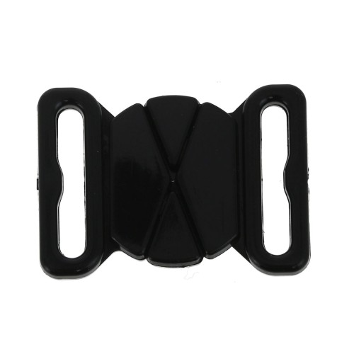 Attache Maillot de bain 17 mm - forme ovale - Noir x1