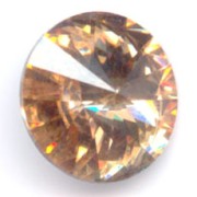 Cabochon PureCrystal 1122 Rivoli 8 mm Light Colorado Topaz x1|raw }}
