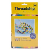 Assortiment 36 échevettes 6 brins pour bracelet brésilien & broderie - Pastel x1|raw }}