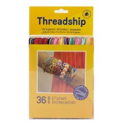 Assortiment 36 échevettes 6 brins pour bracelet brésilien & broderie - Ombrées x1