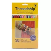 Assortiment 36 échevettes 6 brins pour bracelet brésilien & broderie - Ombrées x1